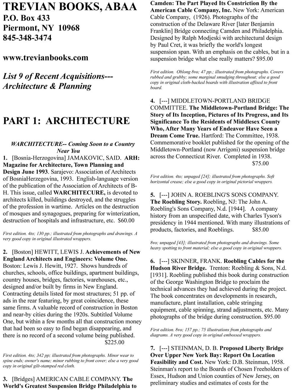 List 9 Architecture and Planning