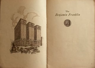 Item #011649 BENJAMIN FRANKLIN HOTEL. Benjamin Franklin Hotel, TRUMBAUER