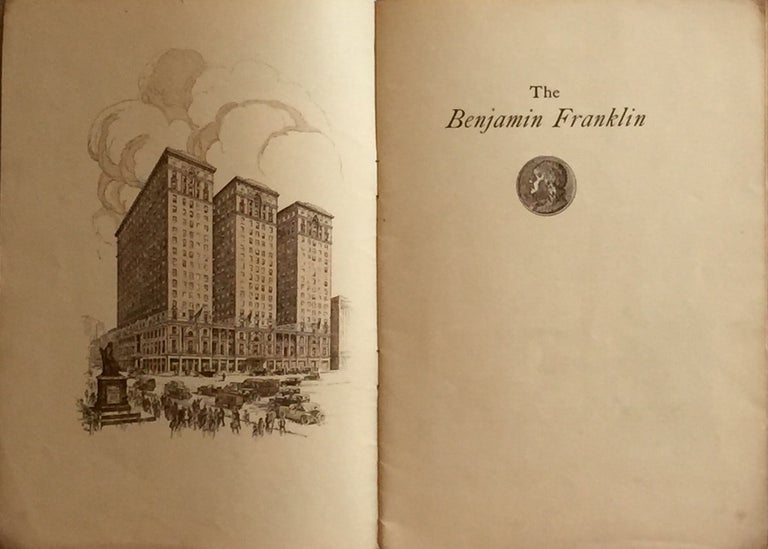 Item #011649 BENJAMIN FRANKLIN HOTEL. Benjamin Franklin Hotel, TRUMBAUER.