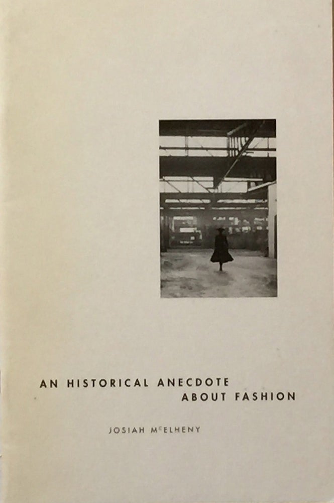 Item #011651 An Historical anecdote about Fashion. JOSIAH MCILHENY.