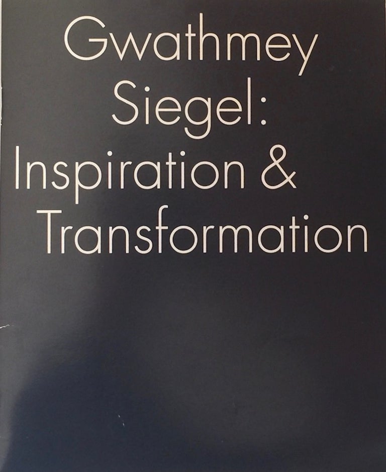 Item #011730 Gwathmey Siegel: Inspiration and Transformation. Douglas Sprunt.