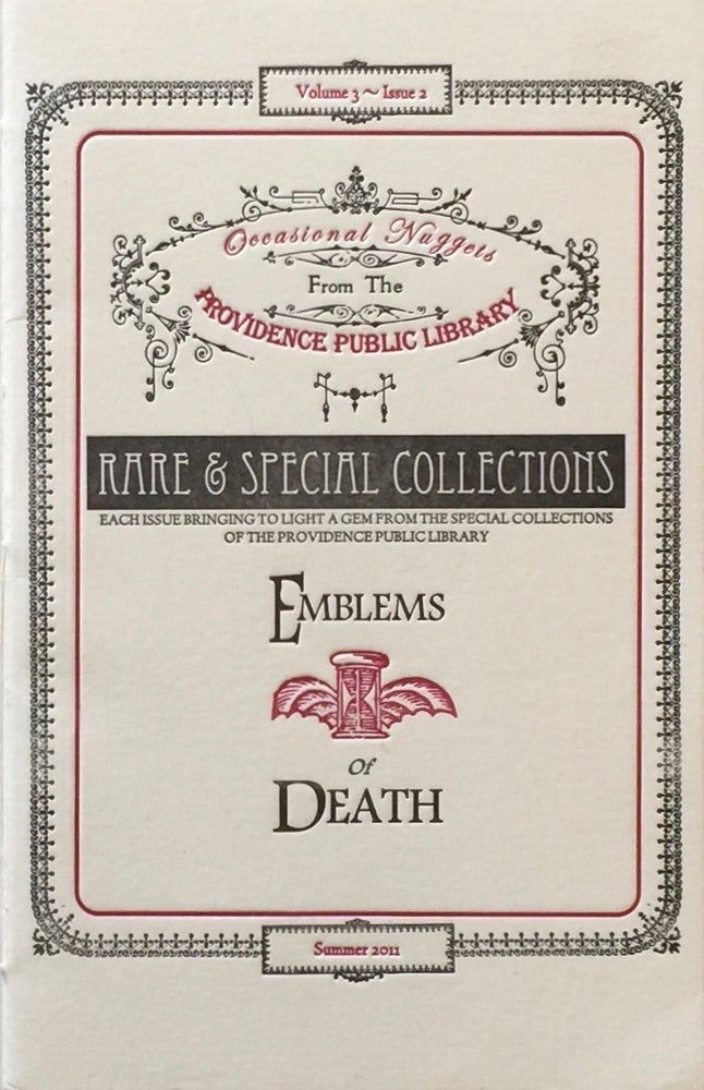 Item #011969 Emblems of Death: Funeral Invitations from the Barrois Ephemera in the Updike Collection on the History of Printing. Providence: Public Library.