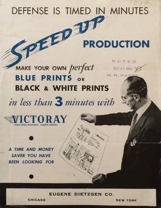 Item #012180 Defense is Timed in Minutes: Speed Up Production. EUGENE DIETZGEN CO