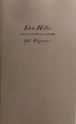 Item #012232 John Hills, Assistant Engineer. PETER J. GUTHORN