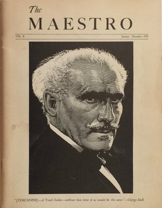 Item #012458 The Maestro Vol. II January-December 1970 Nos. 1-4. CLYDE KEY, ed