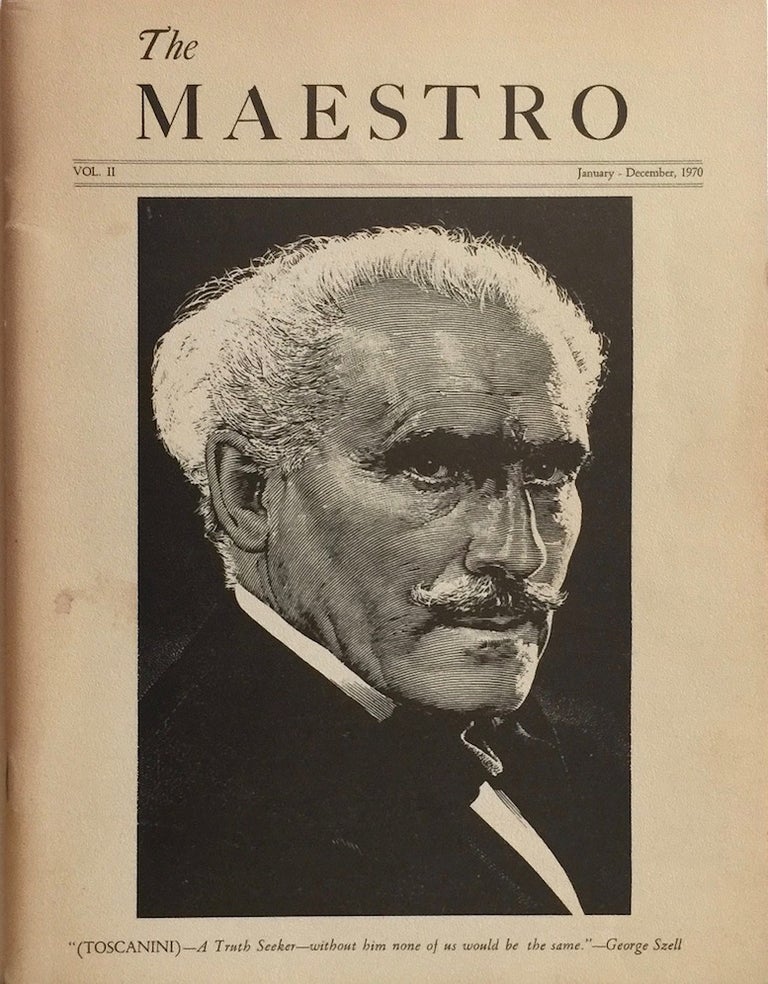 Item #012458 The Maestro Vol. II January-December 1970 Nos. 1-4. CLYDE KEY, ed.