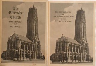Item #012512 The Iconography of the Riverside Church in the City of New York. RIVERSIDE CHURCH