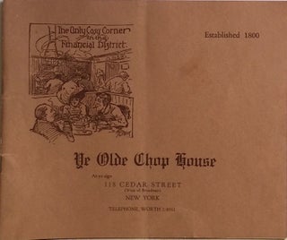 Item #012574 Ye Olde Chop House. HARRY KRAMER