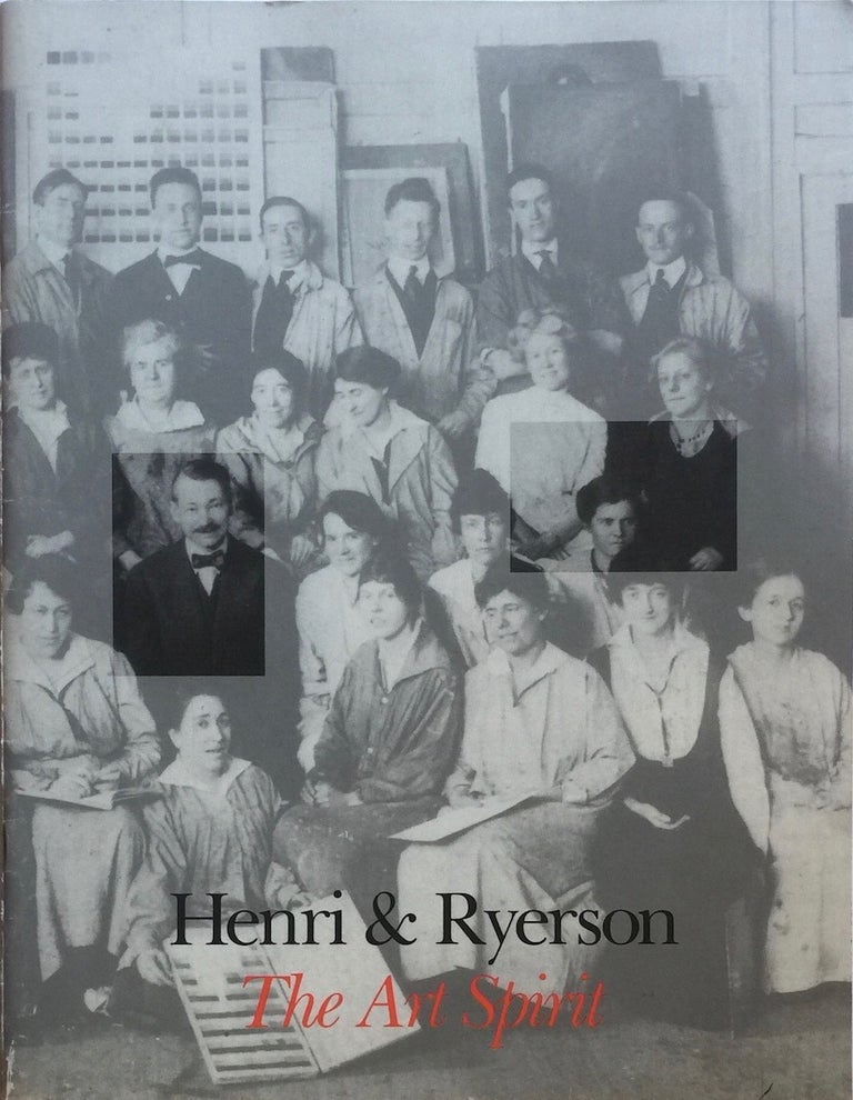 Item #012805 Henri & Ryerson: The Art Spirit. JAMES D. COX.