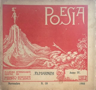 Item #012877 Poesia: Anno IV, N. 10, 1908. F. T. MARINETTI
