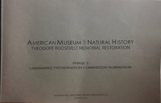 Item #012942 American Museum of Natural History Theodore Roosevelt Memorial Restoration: Phase 2...
