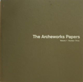 Item #013067 The Archeworks Papers: Volume 1 Number Three. Stanley Tigerman