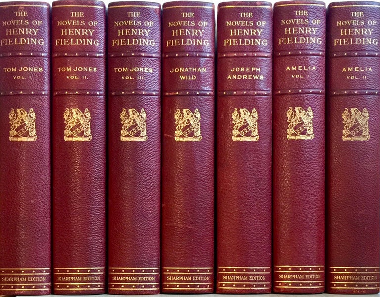 Item #013213 The Novels of Henry Fielding, Esq. Sharpham Edition in 7 Volumes. HENRY FIELDING.