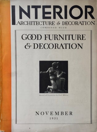 Item #013287 Interior Architecture & Decoration Combined with Good Furniture & Decoration...