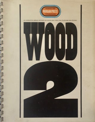 Item #013316 Morgan Press Wood Type. LLOYD, DOUGLAS MORGAN