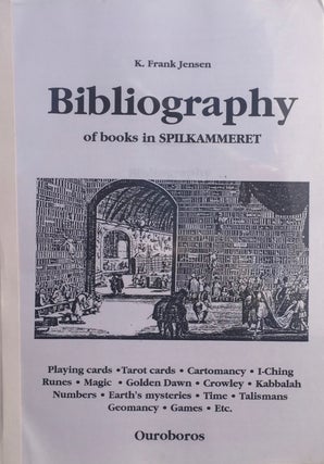Item #013346 Bibliography of Books in SPILKAMMERET. K. FRANK JENSEN