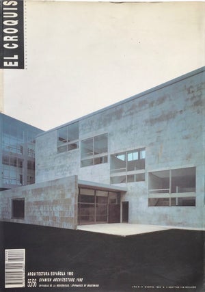 Item #013562 El Croquis 55/56: Spanish Architecture 1992. JOSE COBELO