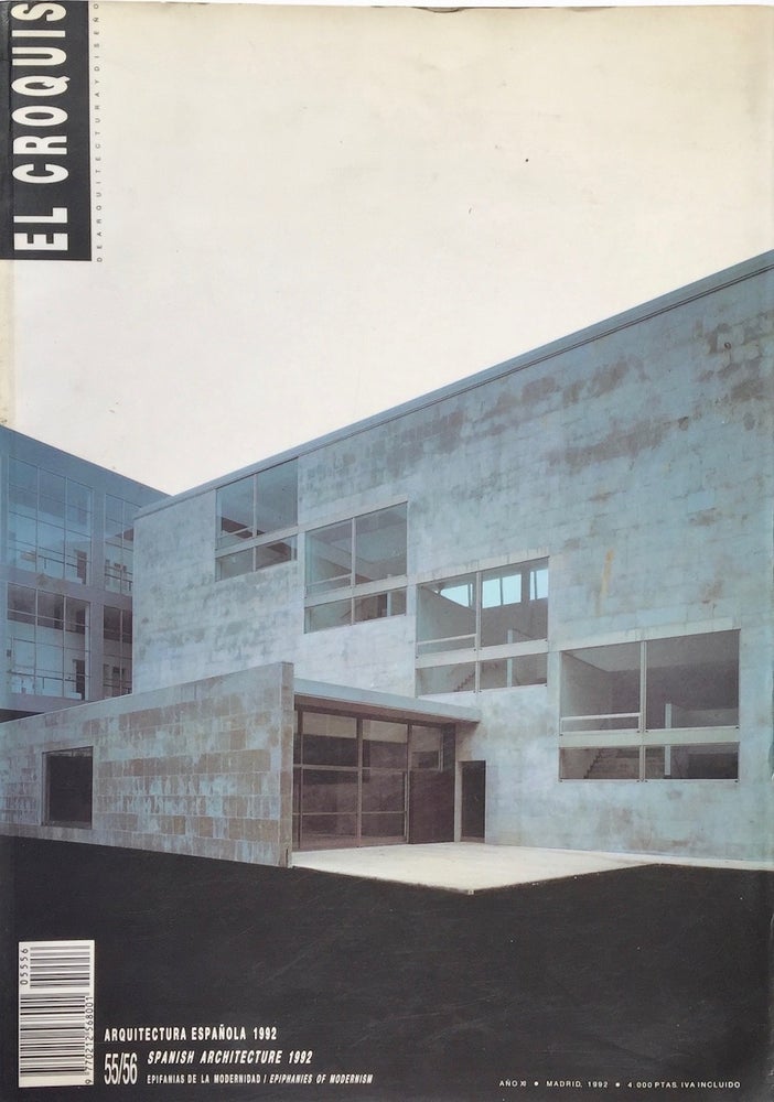 Item #013562 El Croquis 55/56: Spanish Architecture 1992. JOSE COBELO.