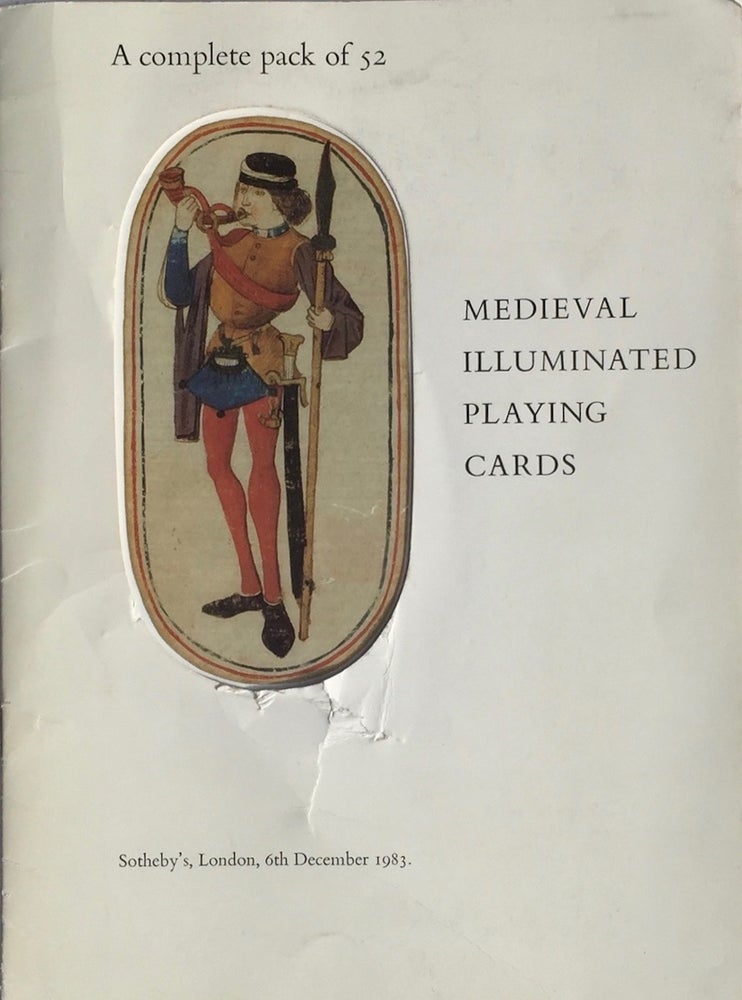 Item #013581 A Complete Pack of 52 Medieval Illuminated Playing Cards. SOTHEBY’S.