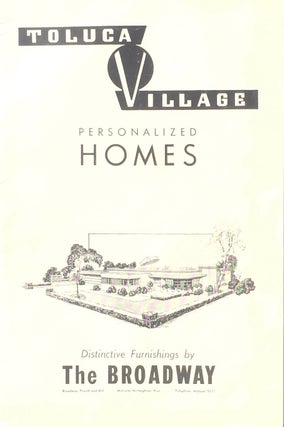 Item #013628 Toluca Village: Personalized Homes. SCHULTZ CONSTRUCTION CO