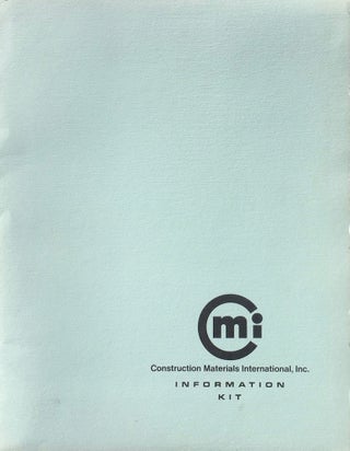 Item #013633 Vision 70. CONSTRUCTION MATERIALS INTERNATIONAL