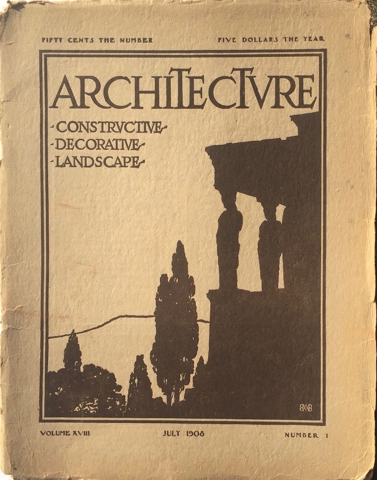 Item #013664 Architecture July 1908. FORBES.