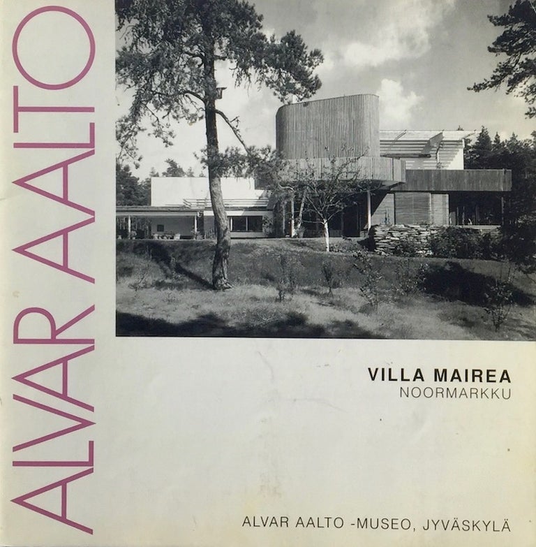 Item #013839 Villa Mairea - Noormarkku, 1938-1939 Architecture by Alvar Aalto No. 5. ALVAR AALTO, AINO, AULIS BLOMSTEDT.
