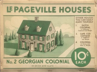 Item #013840 LePageville Houses No. 2: Georgian Colonial in Brick and Slate. LEPAGE GLUE CO