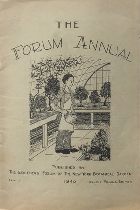 Item #013868 The Forum Annual. RALPH PINKUS