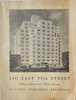 Item #014065 240 East 35th Street Between Second and Third Avenues: 12 Story Apartment...