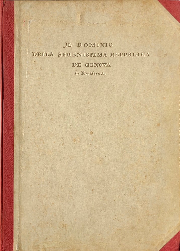 Item #014113 Il Dominodella Serenissima Republica de Genova in Terraferma. MATTEO VINZONI.