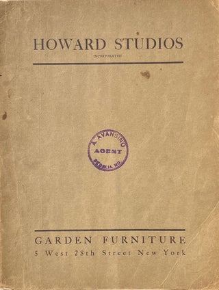 Item #014210 Garden Furniture. HOWARD STUDIOS
