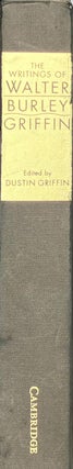 Item #014371 The Writings of Walter Burley Griffin. WALTER BURLEY GRIFFIN