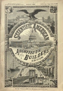 Item #014499 Scientific American Architects and Builders Edition: August 1886. Scientific American