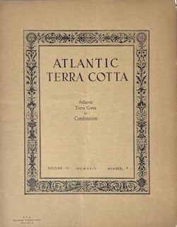 Item #014503 Atlantic Terra Cotta in Combination. January 1924. Atlantic Terra Cotta Co