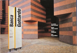 Item #014504 Banca Gottardo: Our Head Office. MARIO BOTTA