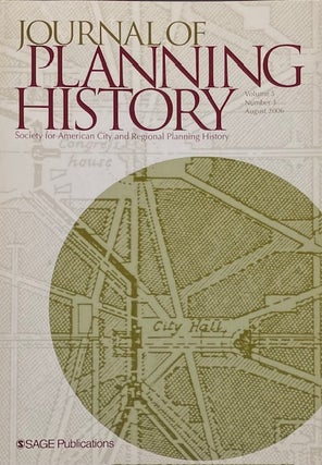 Item #014657 Journal of Planning History August 2006. CHRISTOPHER SILVER