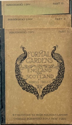 Item #014760 Formal Gardens in England and Scotland: Their Planning and Arrangement Architectural...