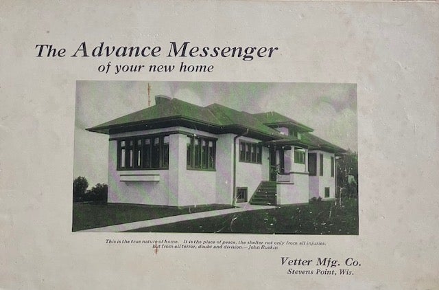 Item #014919 The Advance Messenger of Your New Home. VETTER MFG. CO.