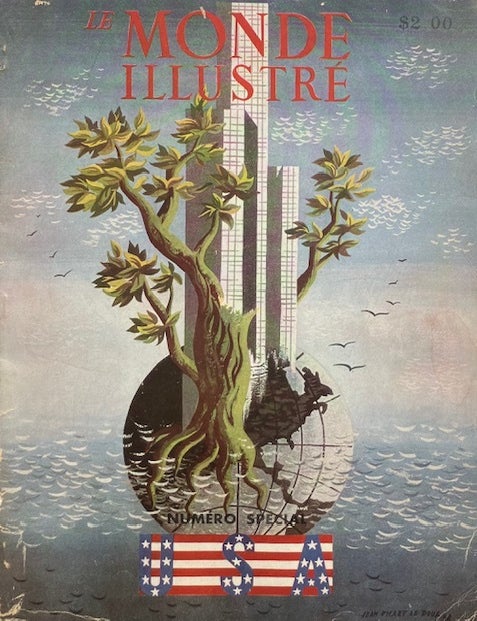 Item #015262 Le Monde Illustre July 1948. PIERRE NAQUET.