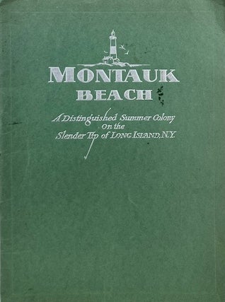 Item #015604 Montauk Beach on the Slender Tip of Long Island. N. Y. ANONYMOUS