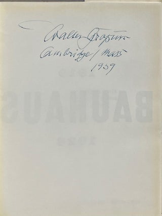 Bauhaus: 1919-1928.
