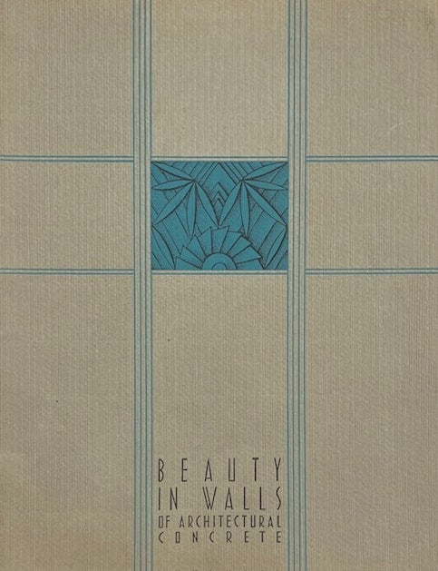 Item #015700 Beauty in Walls of Architectural Concrete. PORTLAND CEMENT ASSOC.
