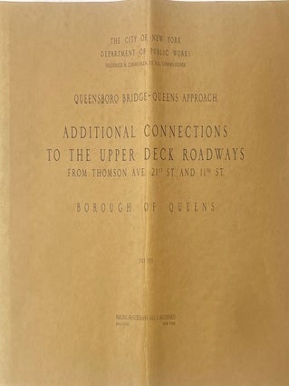 Item #015705 Queensborough Bridge -- Queens Approach: Additional Connections to the Upper Deck...
